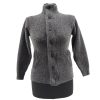 Frontansicht der Barbour Vintage Damen-Strickjacke aus 100% Wolle