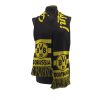 Borussia Dortmund BVB 09 Vintage-Schal in Schwarz-Gelb mit Logo