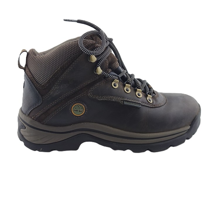 Timberland Vintage Boots aus braunem, wasserdichtem Leder mit Profilsohle