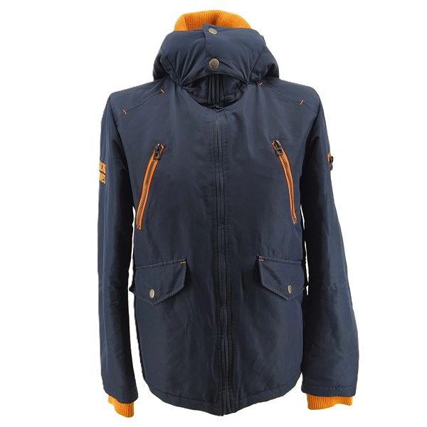 Vintage Jack & Jones Originals Jacke Navy Retro-90er-Stil Frontansicht