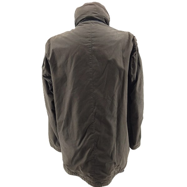 Vintage BOSS Outdoorjacke Braun Retro-90er-Stil Rückansicht