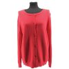Rote Street One Vintage Strickjacke mit Knopfleiste