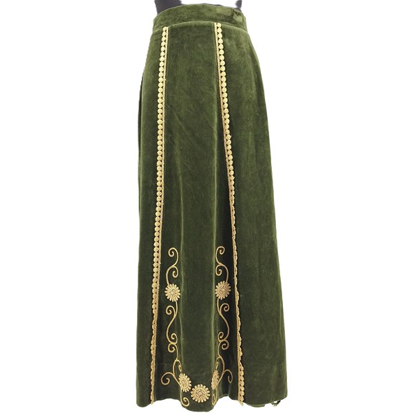 7_7_11zon_7_11zon.jpeg Vintage Rock Grün Retro-70er-Stil Stickerei Frontdetail