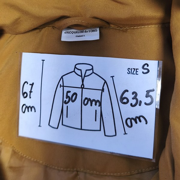 Vintage Jacqueline de Yong Parka braun Retro-Y2K-Stil Maßangaben
