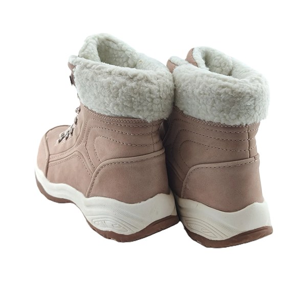 Vintage Landrover Damen Boots rosa Retro-Y2K-Stil Schnürung