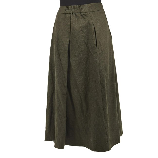 Vintage HAGRO Country Rock grün Retro-Klassik-Stil ausgestellter Midirock