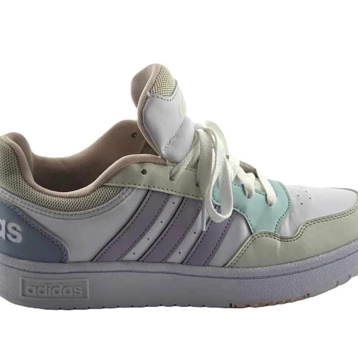Vintage Adidas Damen Sportschuhe mehrfarbig Retro-90er-inspiriert Stil Seitenstreifen Pastell