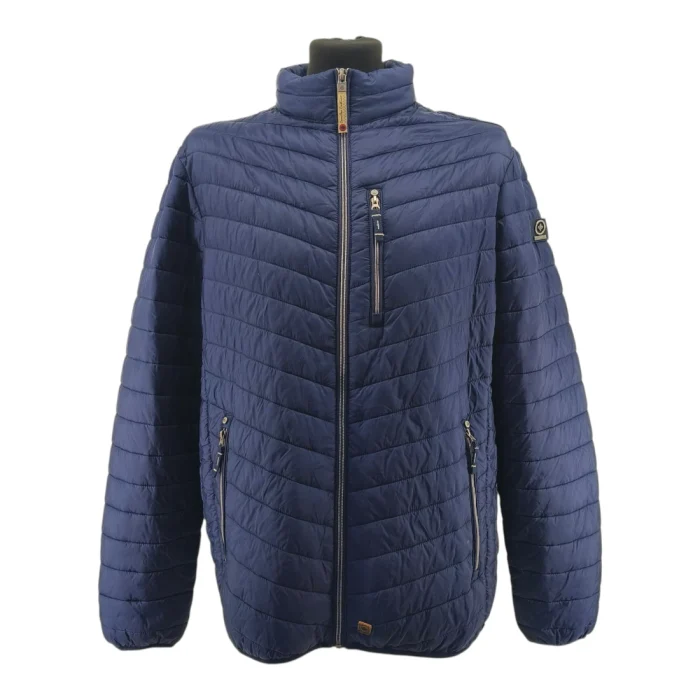 Vintage Redpoint Übergangsjacke Herren Marineblau Retro-Outdoor-Stil Steppoptik