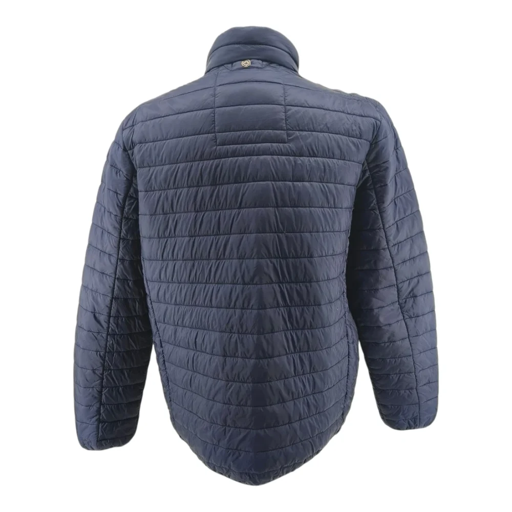 Vintage Redpoint Leichtjacke Herren Marineblau Retro-Klassik-Stil Logo-Patch