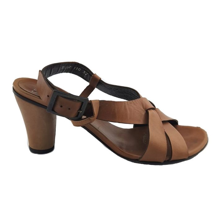 Vintage C. Doux Damen Schuhe braun Retro-Stil Blockabsatz